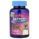 21st Century Zoo Friends Multi Gummies, Fruit 60 Count