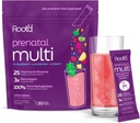 Root'd Prenatal Multivitamin Tozu - 3x Electrolytes, Folate, Iron, D3 for Mom & Baby, 7 Superfood & Probiyotiks, Sugar-Free Vitamins & Hydration | 30 Vitamin İçecek Paketleri