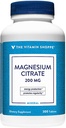 Shoppe Magnezyum Citrate 200 mg Tabletler - Etkili Kas Rahatlama için - Destekler Nerve, Kalp ve Kas Fonksiyonlu Enerji Üretimi (300 Tablet) Güçlendirmek (300 Tablet)