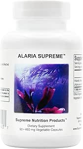 Yüksek Beslenme Alaria Supreme, 90 Pure Atlantic Wakame Vegetarian Capsules