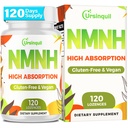 Sublingual NMNH 500 mg (Dihidrotinamid Mononüotid) (120 Hizmet başına NMNH 500 mg) NAD Supplement, Yaşımız Olarak NAD Seviyelerini Güçlendirmek, Immunity, Focus - 120