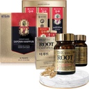 Kore Red Ginsengi 3000 mg ve Capsules Sche - Saponin Hanppuri + The Root Original - Natural Energy Supplements for Immune Support, Stress Relief, Focus & mental Clarity with Ginsenoside Rg3