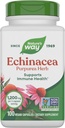 Nature's Way Echinacea Purpurea Herb, Immune Support Supplement*, 3capsule hizmet eden 1200 mg, Non-GMO Projesi Doğrulandı, Vegan, 100 Capsules (Pazarlama May Vary)
