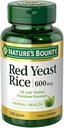 Nature's Bounty Red Yeast Rice 600 mg 120 Capsules (Pack of 2)