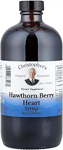 Christopher'ın Orijinal Formulaleri Hawthorn Heart Syrup - 16 fl oz | Natural Herbal Mix for General Wellness