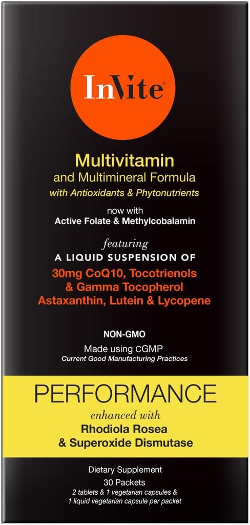 Sağlık Performans Vitamini - Sporcular ve Aktif İnsanlar için Gelişmiş Destekli Kapsamlı Günlük Multivitamin - 30 Gün Supply