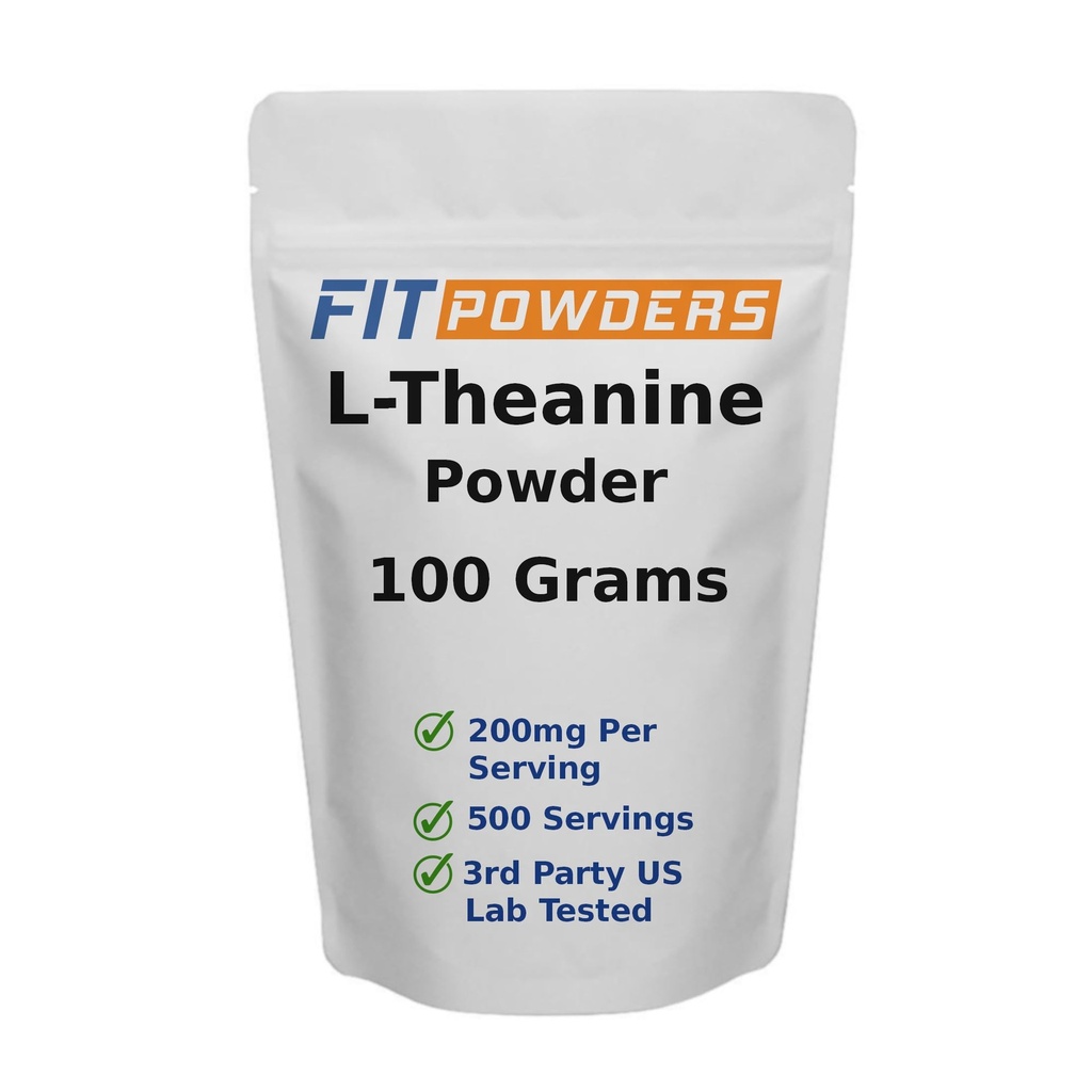L-Theanine Toz 100% Pure, Non-GMO, Vegan, Gluten Free Theanine Toz Supplement (Multiple Dimensions) Mood and Cognitive, Stress Relief and Relaxation, Scoop dahil (100 Grams)