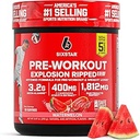 Six Star Pre-Workout Blast, Watermelon (30 hizmet) - Erkekler ve Kadınlar için İşsiz Enerji Toz Tamamı - Ortak ve Beta Alanine ile Mix - Spor Beslenme Ürünleri - Spor Beslenme Ürünleri