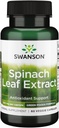 Swanson Spinach Leaf Extract - Herbal Supplement Genel Sağlık - Yeşil Gıdalar Formula w / Beneficial Thylakoids & Chlorophyll - (60 Veggie Capsules, 650 mg each)