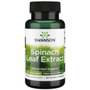 Swanson Spinach Leaf Extract - Herbal Supplement Promoting Overall Health - Green Foods Formula w/Beneficial Thylakoids & Chlorophyll - (60 Veggie Capsules, 650mg Each)