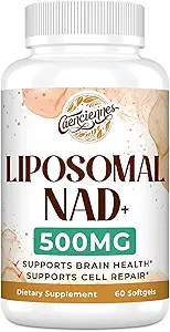 Liposomal NAD+ 500 MG συμπλήρωμα, True NAD Plus συμπλήρωμα, Superior Απορρόφηση, Boost NAD+ Περισσότερα Αποδοτική από Νικοτιναμίδη Ριβοζίδιο για Κυτταρική Ενέργεια, Υγιεινή γήρανση, 240 Υπηρεσία