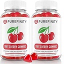 PUREFINITY Tart Cherry Gummies - Ortak Yardım ve Kurtarma için Uric Asit Flush - Non-GMO, Gluten Free, Vegan, 60 Kont (Pack of 2)