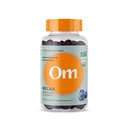 Om Mushroom Superfood Relax Gummies - 28 Hizmet - Blueberry Reishi & Ashwagandha Gummies for Stress Relief, Relaxation & Mood Support