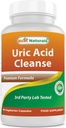 Erkekler ve Kadınlar için En İyi Doğal Uric Acid Cleanse Vitamins - 90 Veggie Capsules (90 Kont)