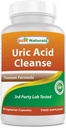 Erkekler ve Kadınlar için En İyi Doğal Uric Acid Cleanse Vitamins - 90 Veggie Capsules (90 Kont)