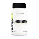 NutraBio L-Arginine Supplement, 750 mg – Nitrik Oksit Precursor, Supports Blood Flow, Vascular Health ve Kas Büyüme- L Arginine Supplements for Men and Women- 120 Capsules