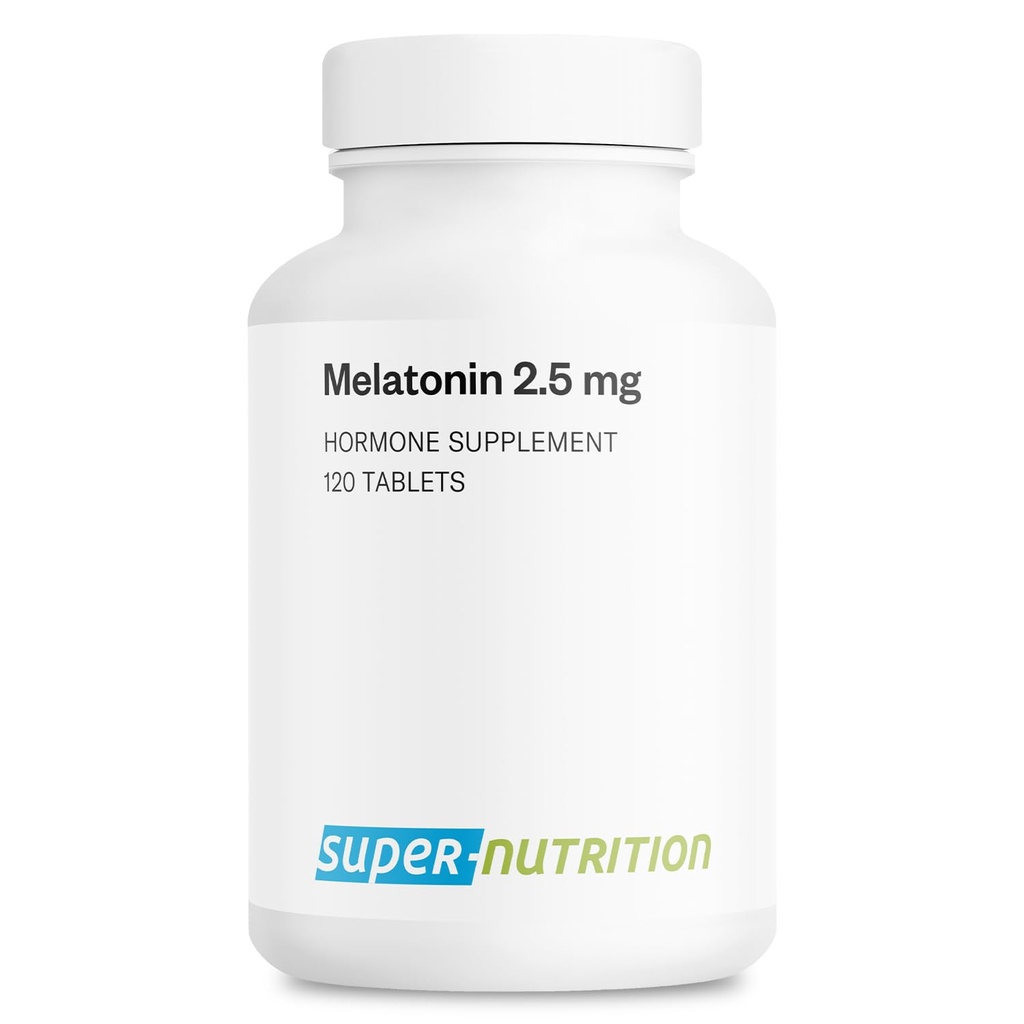 Supersmart Melatonin 2.5mg (Ultra Fast Acting) - Natural Melatonin Fast Dissolve Supplement | Natural Mint Flavor | Non-GMO - Sugar & Gluten Free - 60 Sublingual Tablets