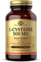 Solgar L-Cysteine 500 mg, 90 κάψουλες λαχανικών - Δωρεάν μορφή Amino Acid - Κερατίνη Υποστήριξη για το δέρμα, τα μαλλιά και τα νύχια - Glutathion Support - Vegan, Χωρίς γλουτένη, χωρίς γαλακτοκομικά, Kosher - 90 Σερβιέτες