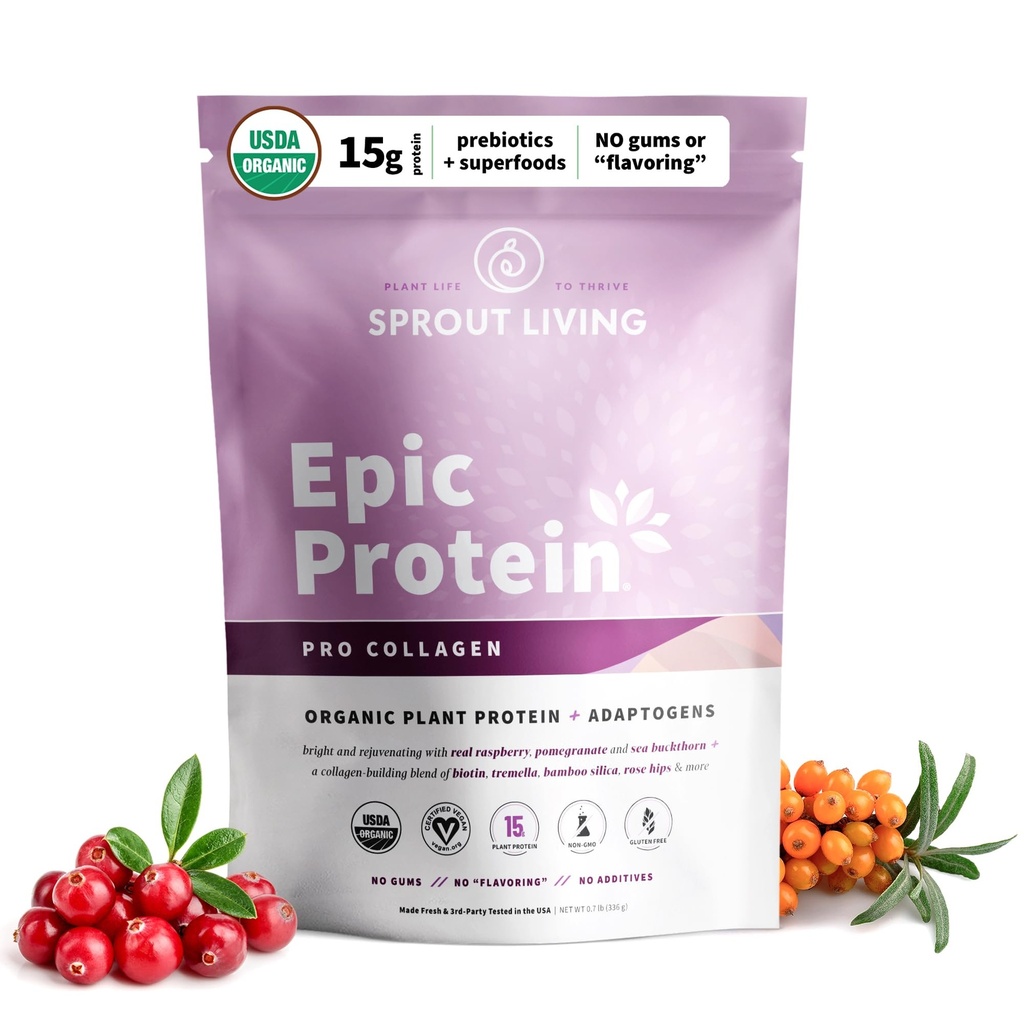 Πρωτεΐνη, Πρωτεΐνες & Superfoods με βάση φυτά σε σκόνη, Pro Collagen, Berry 
