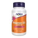 Now Supplements, Vitamin D-3 1,000 IU, High Potency, Structural Support*, 180 Softgels (Pack of 12)