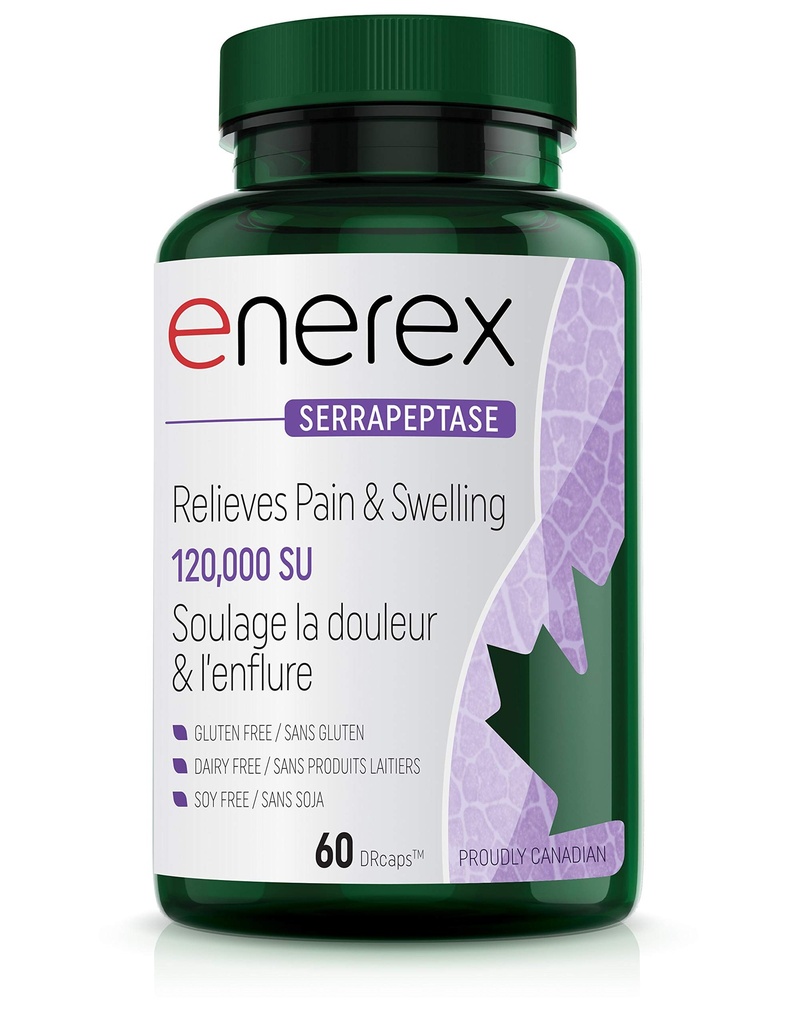 ENEREX Serrapeptase 120;000 Su, 60 CT