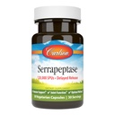 Carlson - Serrapeptase, 120000 SPUs - Delayed Release, Immune Support, Joint Function & Optimal Wellness, 30 Vegetarian Capsules