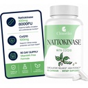 Nattokinase Supplement | Nattokinase 8000 FU and CoQ10 100mg | 400mg Natto Enzyme, 8000 FU per Serving, 90 Capsules (90 Day Supply)