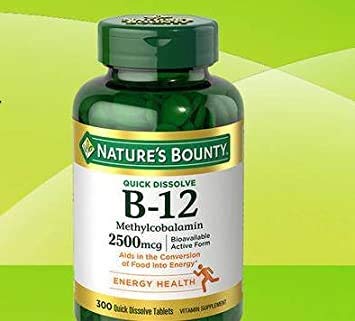 Nature's Bounty B-12 250006, 300 Tabs