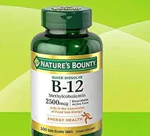 Nature's Bounty B-12 250006, 300 Tabs