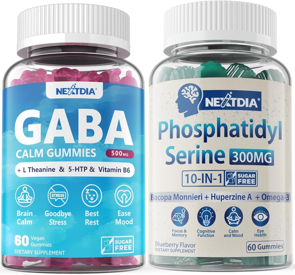 Grafik - Phosphatidylserine Gummies 120 Counts + GABA Gummies 120 Counts
