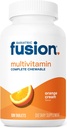 Bariatric Fusion Orange Cream Flavored Πλήρης Μασώμενη Βαριατρική Πολυβιταμίνη με Σιδήρο για Βαριατρική Χειρουργική Ασθενείς Συμπεριλαμβανομένης Γαστρικής Παρακαμπτήριου και Αρπακτικής Γαστρεκτομής - 120 Δισκία