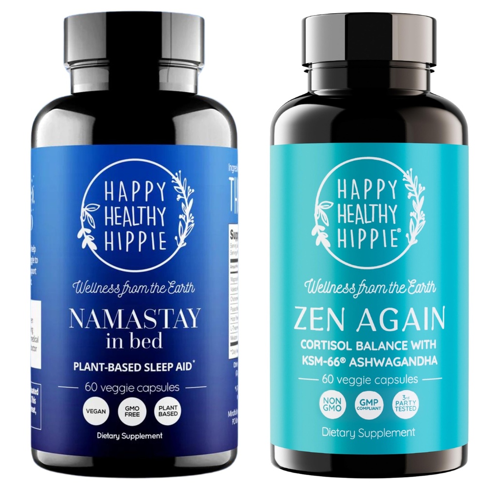 Happy Healthy Hippie Zen Again Cortisol Manager & Namastay in Bed