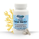 Kάψουλες Elderwise Sea Moss - Sea Moss με Burdockroot & Bladderwrack - Συμπλήρωμα Superfood - 60 Κάψουλες Vegan - 30 Ημέρα προσφοράς - Δοσολογία 2 την ημέρα - 1400 mg
