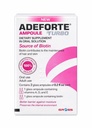 Adeforte Turbo Ampoule Biotin Supplement for Hair, Skin and Nails | Sugar Free, Gluten Free, Non-GMO