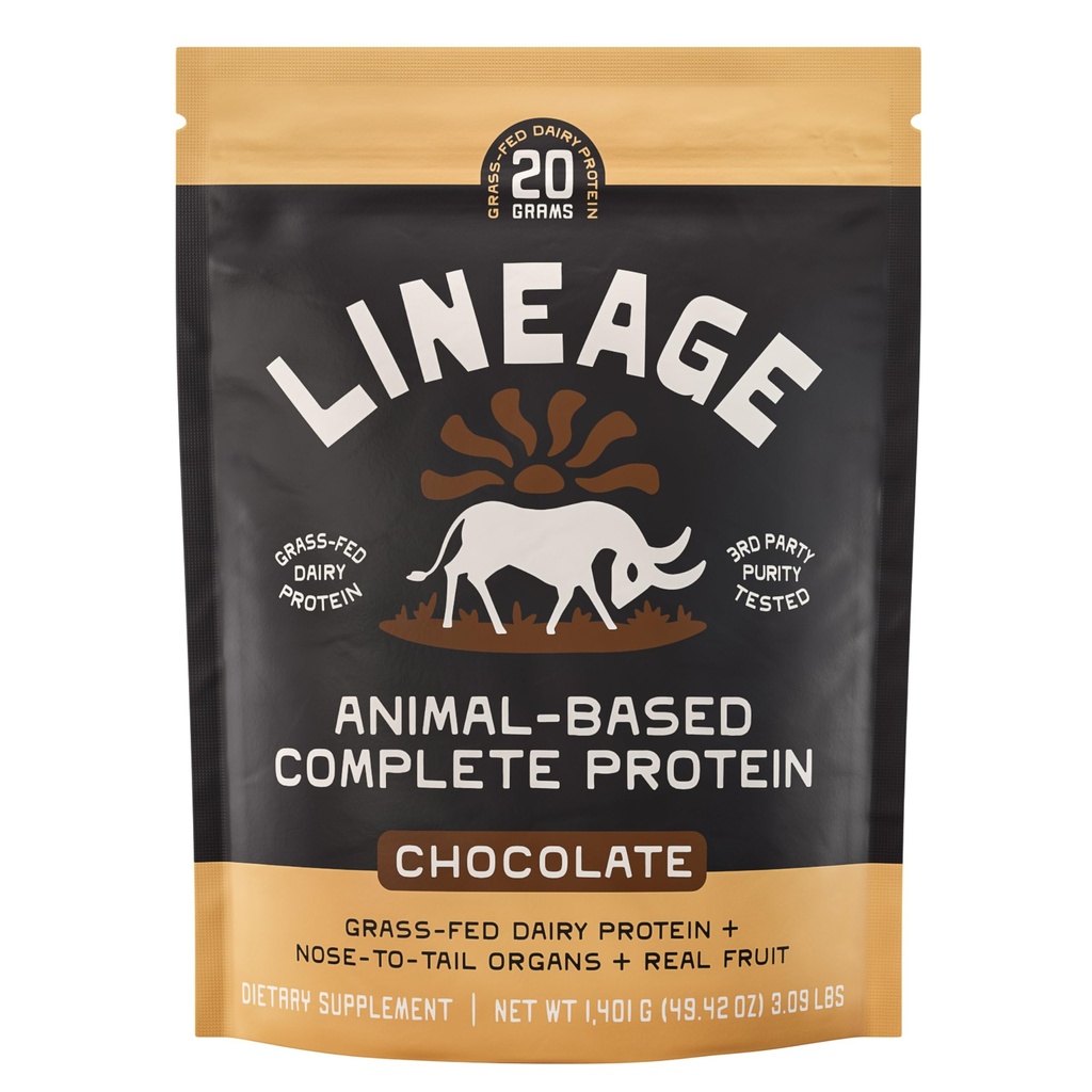 Lineage Provisions Whey Protein Powder - Chocolate Flavor