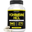 Yohimbine HCL 5mg for Men and Women (270 Capsules) More Potent Than Yohimbe Bark Toz - Kalite Garanti - Üçüncü Parti Potency & Length - Vegan, Gluten Free & Non-GMO - USA Made