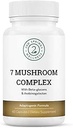 Organic Mushroom Complex - 7 Mushroom Blend Immune Support Nootropic & Cognitive Health Supplement with Organic Lion's Mane, Chaga, Maitake, Shiitake, Reishi, Turkey Tails, Cordyceps Mix