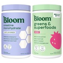 Bloom Unflavored Creatine and Berry Greens Bundle