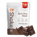 310 Nutrition All-In-One Replacement Meal Shake Powder - Φυτική βάση πρωτεΐνη Smoothie Blend w/High Fiber, Probiotics & Adaptogens - Χαμηλό Καρβίδιο, Vegan, Keto & Παλαιό Φιλικό - Σοκολάτα Bliss - 14 Srv