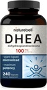 NatureBell DHEA 100 mg, 240 Capsules | Max Strength, Micronized Grade for Better Abpole – Supports Energy Level, Metabolism ve Erkekler ve Kadınlar için Sağlıklı Ağlama - ABD'de yapılan, ABD'de yapılan.