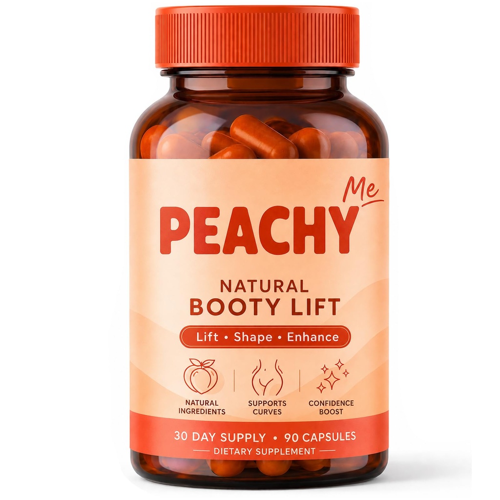 Peachy Me BBL Pills, Build Natural Curves, Peachyme for Booty 90 Capsules (90 Count (Pack of 1))