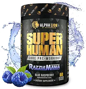 ALPHA LION Core προ προπόνηση με Creatine για την απόδοση, Beta Alanine για τους μυς, L-Citrulline για αντλία & Tri-Πηγή καφεΐνη για τη διαρκή ενέργεια (60 εξυπηρετούν, Razzle Mania)