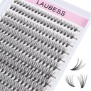Cluster Lashes 240pcs 20D DIY Eyelash Extension D Curly Long Individual Lashes Mixed Tray Faux Mink Lash Clusters Extensions 0.07 0.10 Black (20D-0.07D-9-16mm)