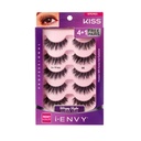 i•ENVY by KISS So Wispy Eyelashes 5 Pair Multi Pack (KPEM65) (1 Pack) Natural Wispy Style Made with Natural Hair