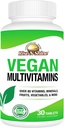Rise-N-Shine Vegan MultiVitamins Daily MultiVitamin ve MultiMineral for Men and Women with Over 80 Vitamins, Minerals, Fruits, Sebzeler ve Daha Fazla 30 Kont
