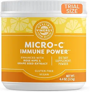 Vimergy Micro-C Immune Power TM *- 125g - Gentle Form – Antioksi Phytonutrients – Immune & Nerve Support – Avantajları Bone & Cartilage – Gluten-Free – Kosher – Vegan