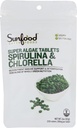 Ηλιακά χάπια Chlorella Spirulina - Spirulina και Chlorella Powder Pills, Green Algae Supplement Πλούσια σε Chlorophyl, Broken Cell Wall, Vegan - 2 oz Bag
