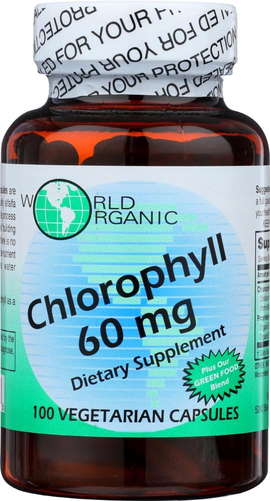 Dünya Organik Klorophyll 60MG, 100 CP