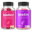 NutraChamps Biotin+ & Biotin. Το πλήρες Duo για τα μαλλιά, δέρμα και νύχια.