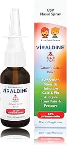 0,5% Povidone-Iodine Nasal Spray, Rapid Relief Formula, Βοηθά στην Καθημερινή Συμφόρηση, 100 Εφαρμογές, 30ml